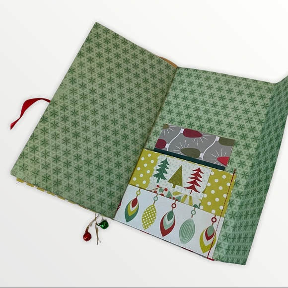 Handmade Christmas Holiday Journal, Scrapbook, Diary, Memory Book - Picture 7 of 9